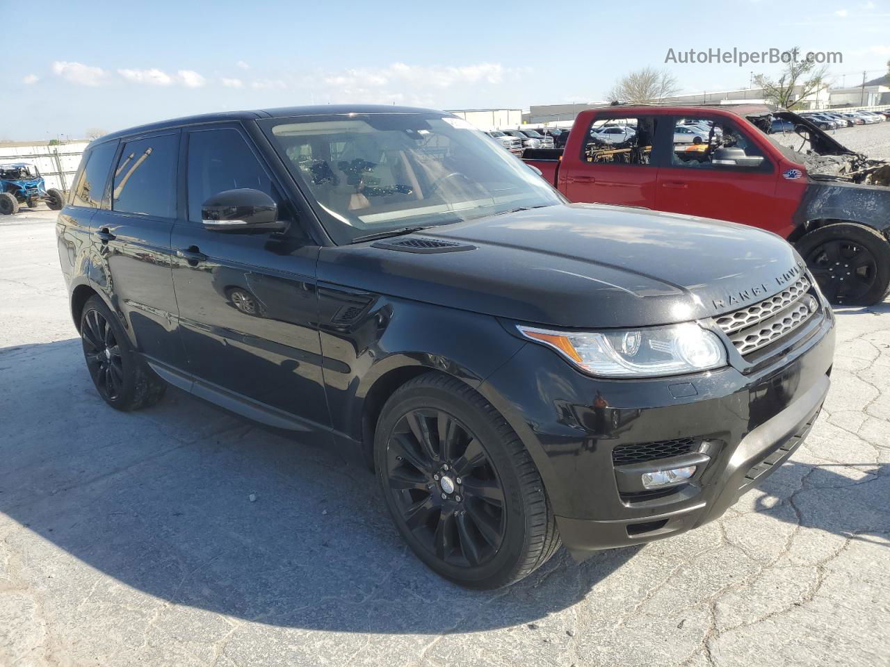 2015 Land Rover Range Rover Sport Se Черный vin: SALWG2VFXFA612054