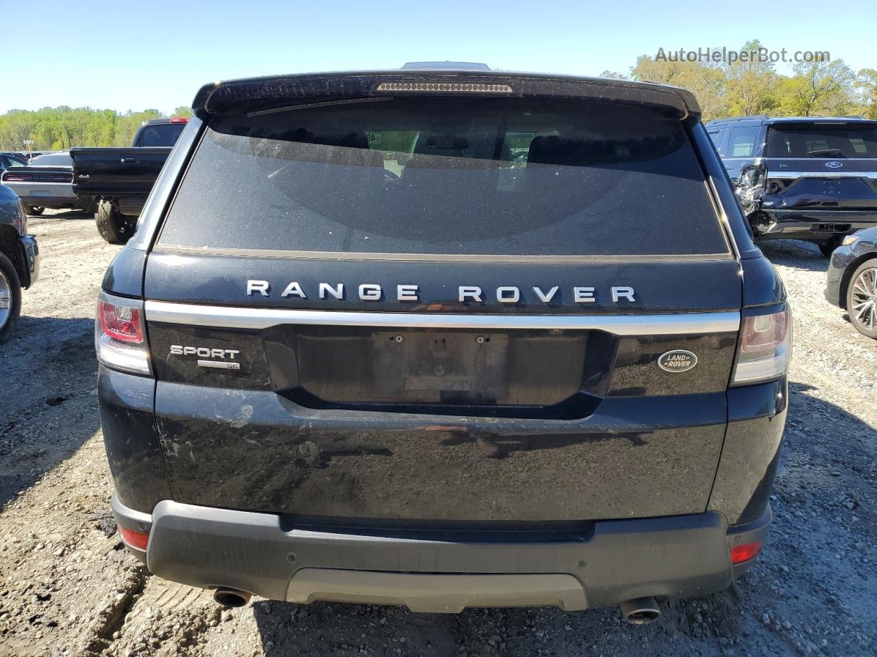 2015 Land Rover Range Rover Sport Se Черный vin: SALWG2VFXFA625046