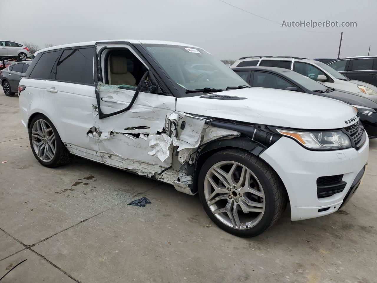 2014 Land Rover Range Rover Sport Se Белый vin: SALWG2WF4EA346432