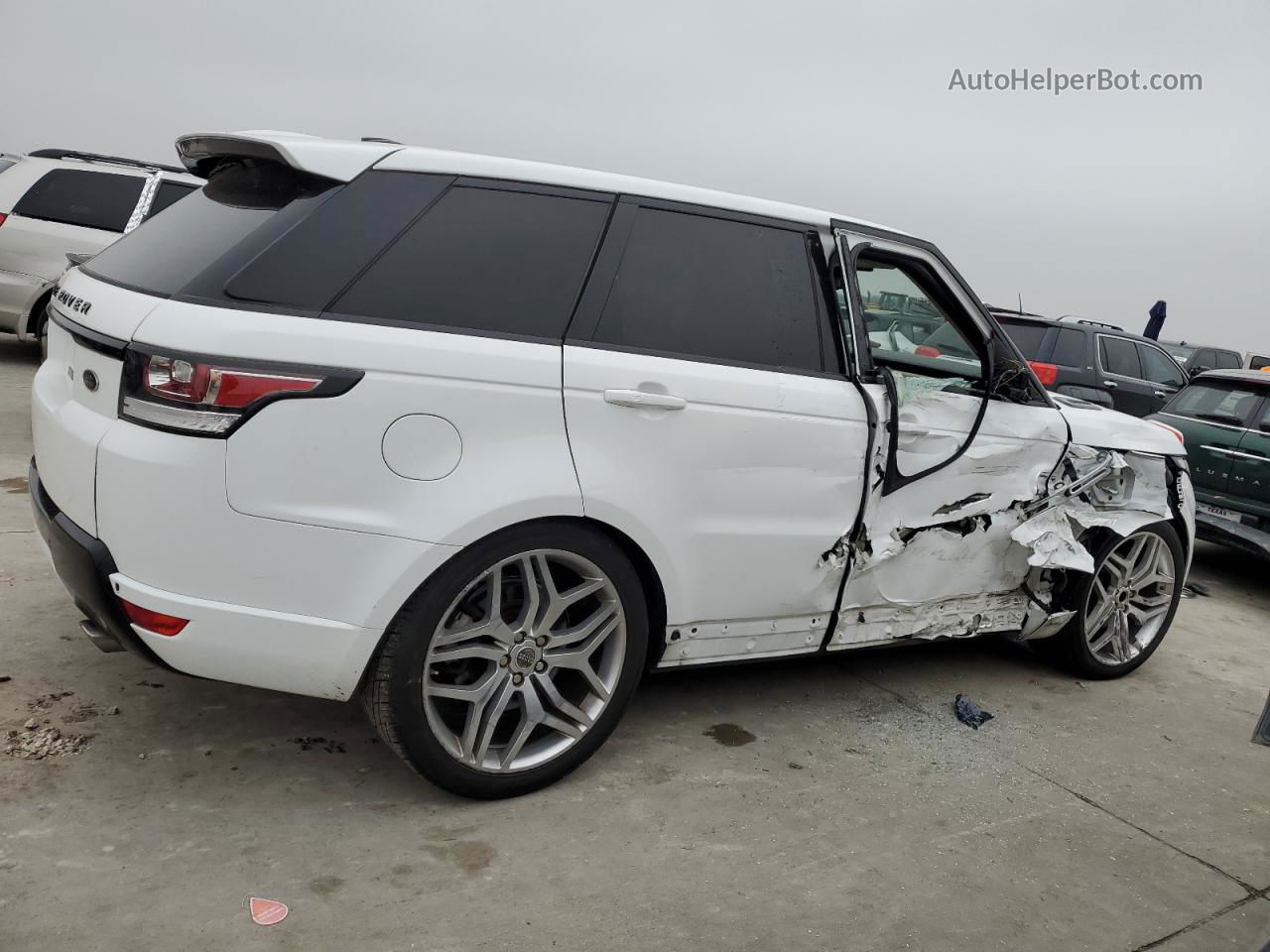 2014 Land Rover Range Rover Sport Se White vin: SALWG2WF4EA346432