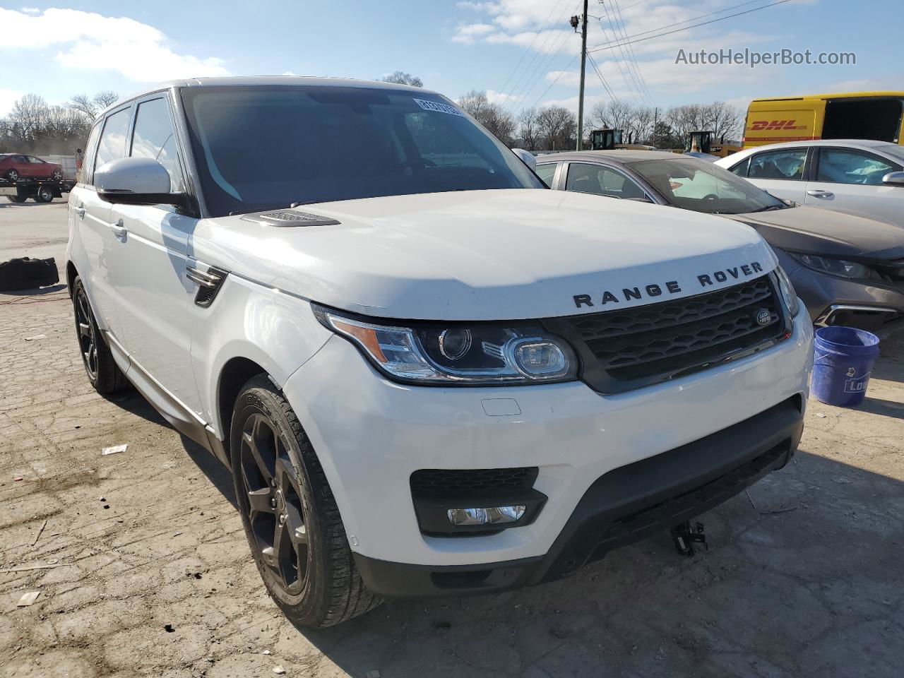 2014 Land Rover Range Rover Sport Se White vin: SALWG2WF5EA323273