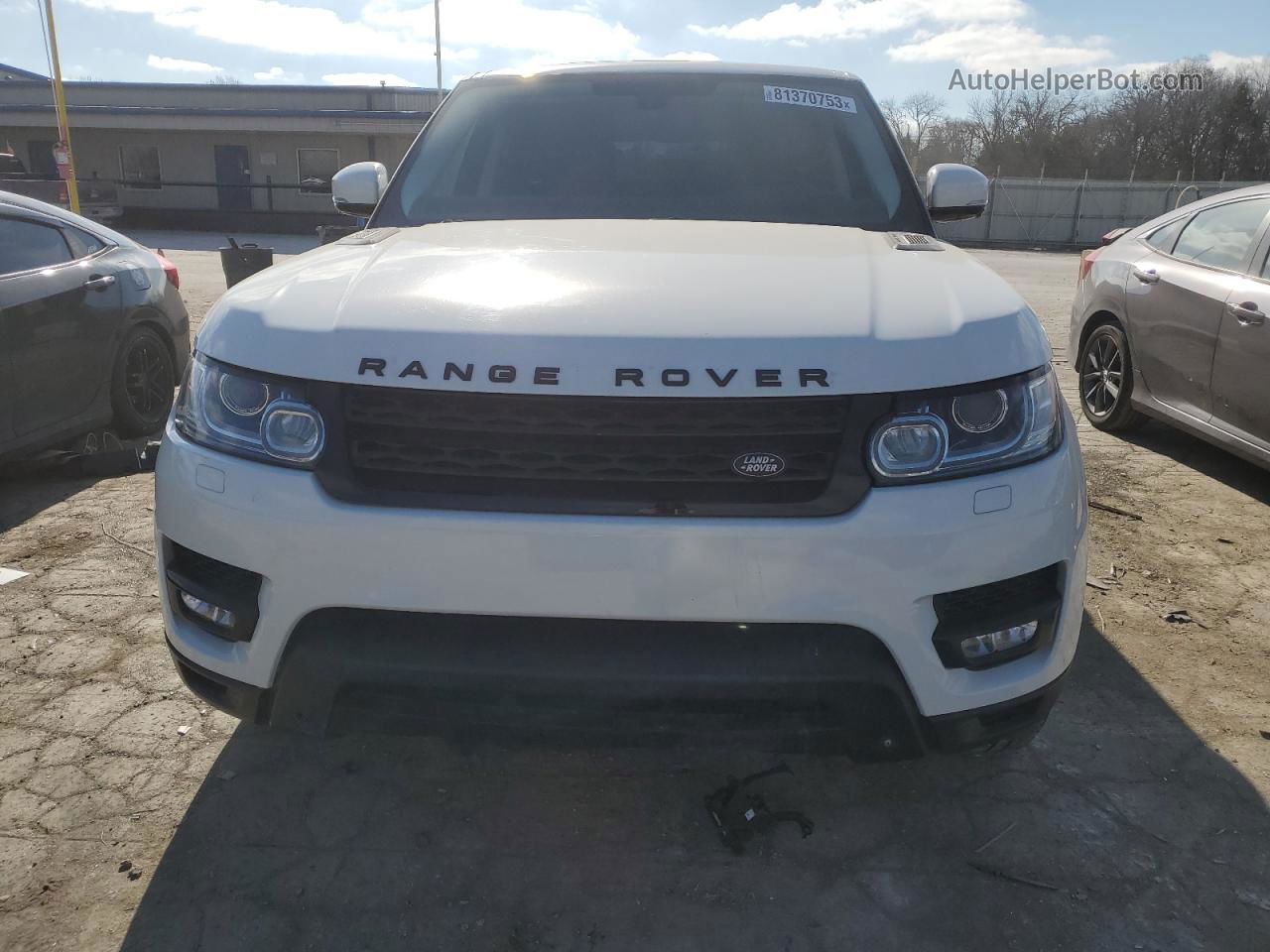 2014 Land Rover Range Rover Sport Se White vin: SALWG2WF5EA323273