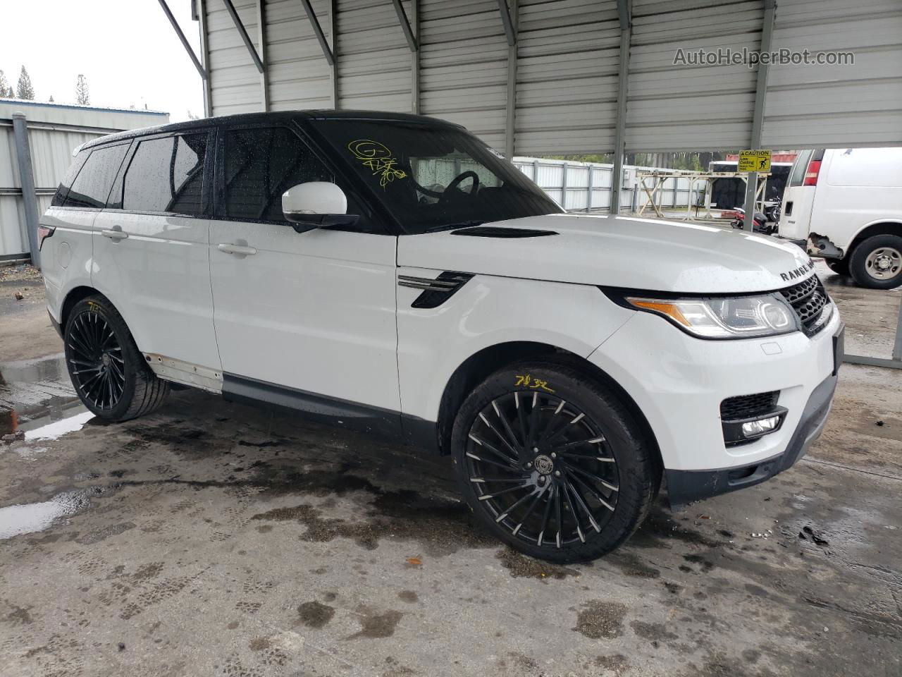 2014 Land Rover Range Rover Sport Se White vin: SALWG2WF5EA346861