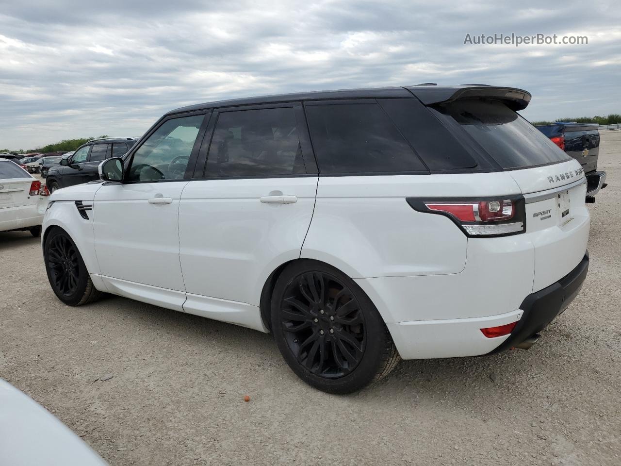 2014 Land Rover Range Rover Sport Se White vin: SALWG2WF7EA358591