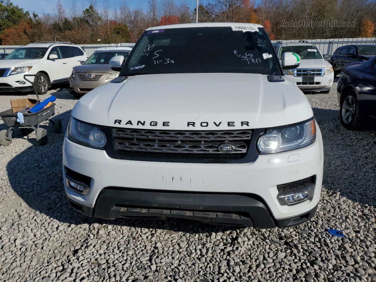 2014 Land Rover Range Rover Sport Sc Белый vin: SALWR2EF5EA303178
