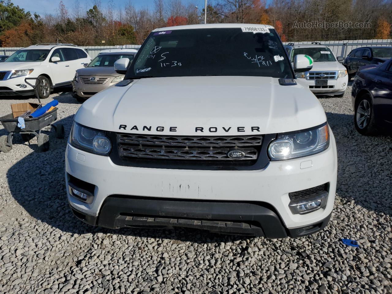 2014 Land Rover Range Rover Sport Sc White vin: SALWR2EF5EA303178