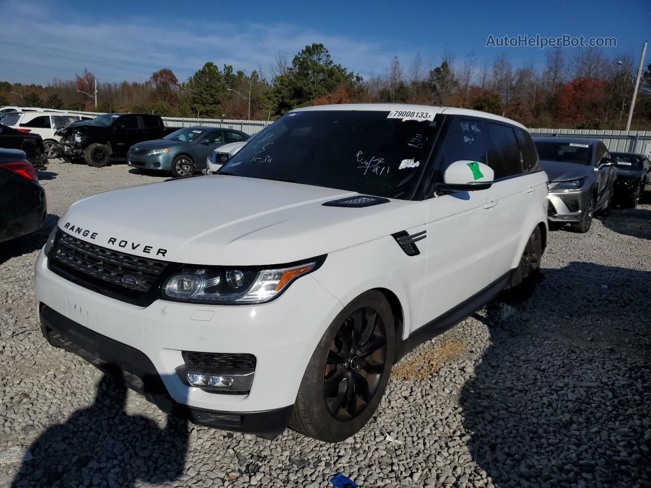 2014 Land Rover Range Rover Sport Sc Белый vin: SALWR2EF5EA303178