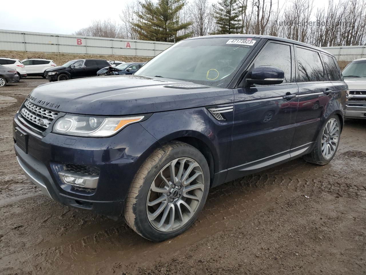 2014 Land Rover Range Rover Sport Sc Blue vin: SALWR2EF7EA306390