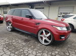 2014 Land Rover Range Rover Sport Sc Красный vin: SALWR2EF7EA310309