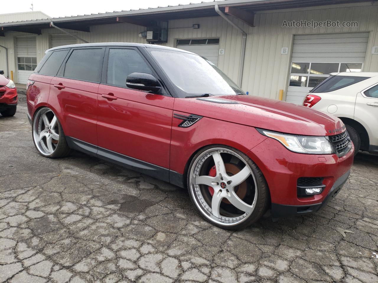 2014 Land Rover Range Rover Sport Sc Красный vin: SALWR2EF7EA310309