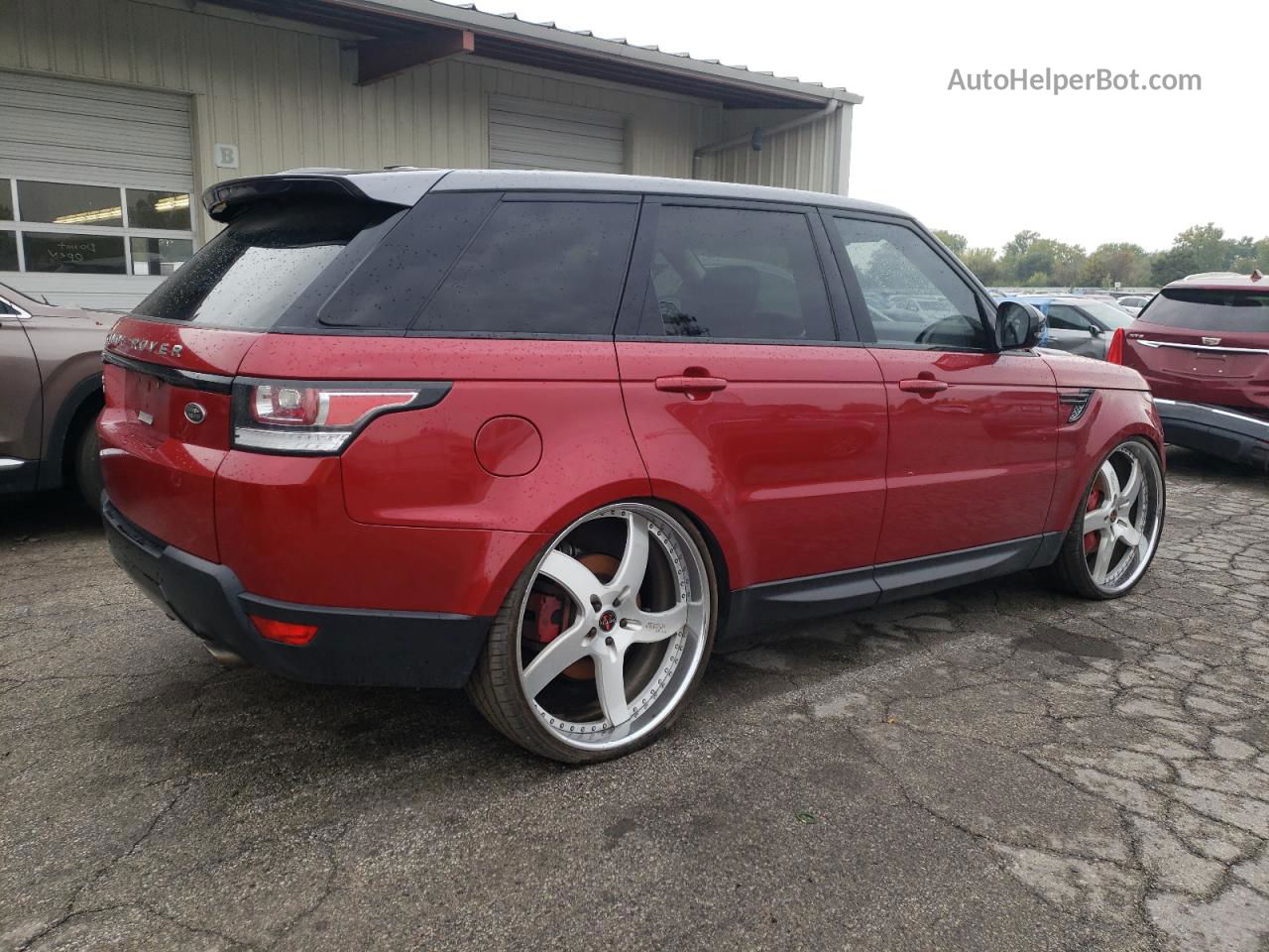 2014 Land Rover Range Rover Sport Sc Красный vin: SALWR2EF7EA310309