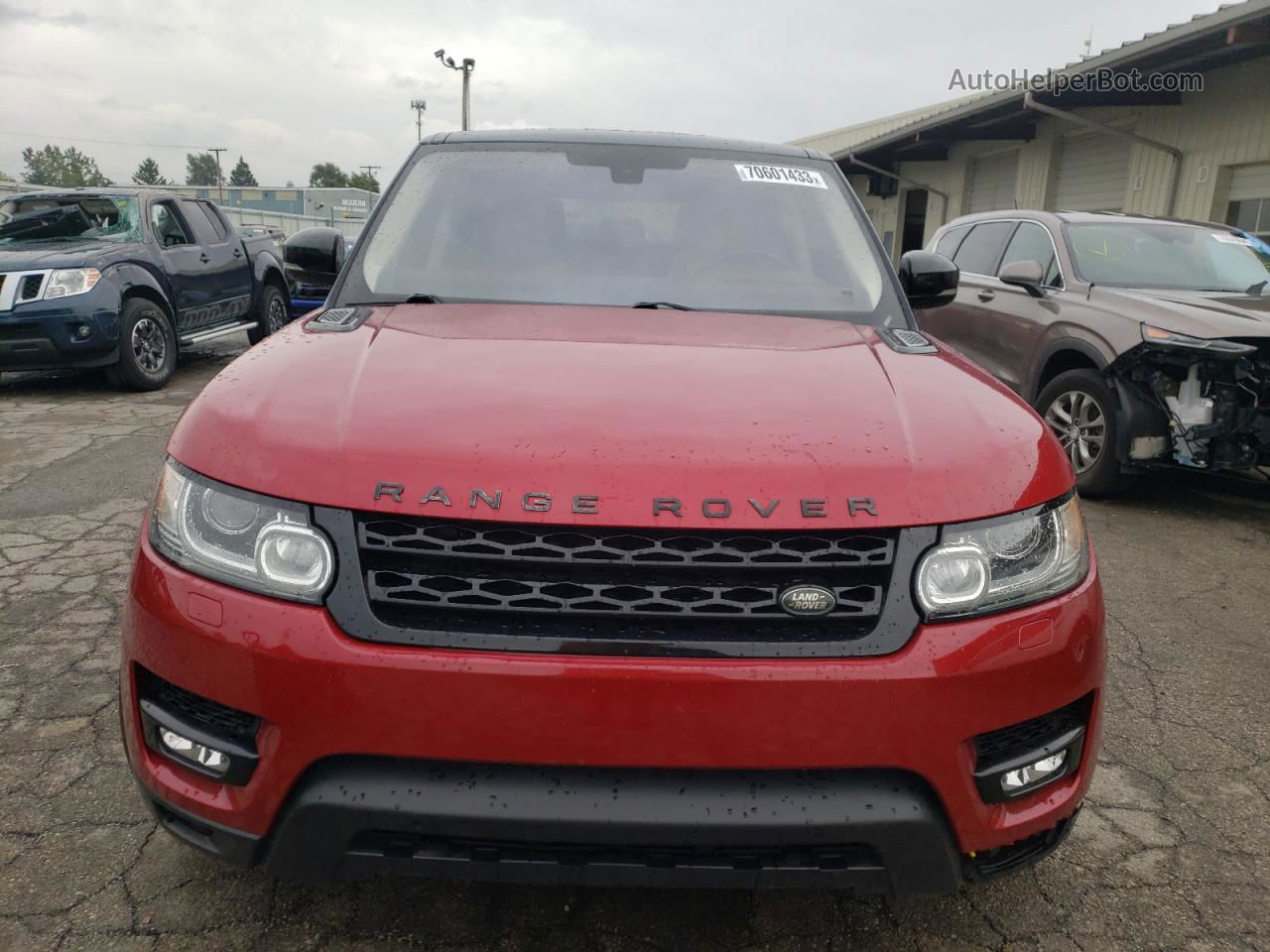 2014 Land Rover Range Rover Sport Sc Красный vin: SALWR2EF7EA310309