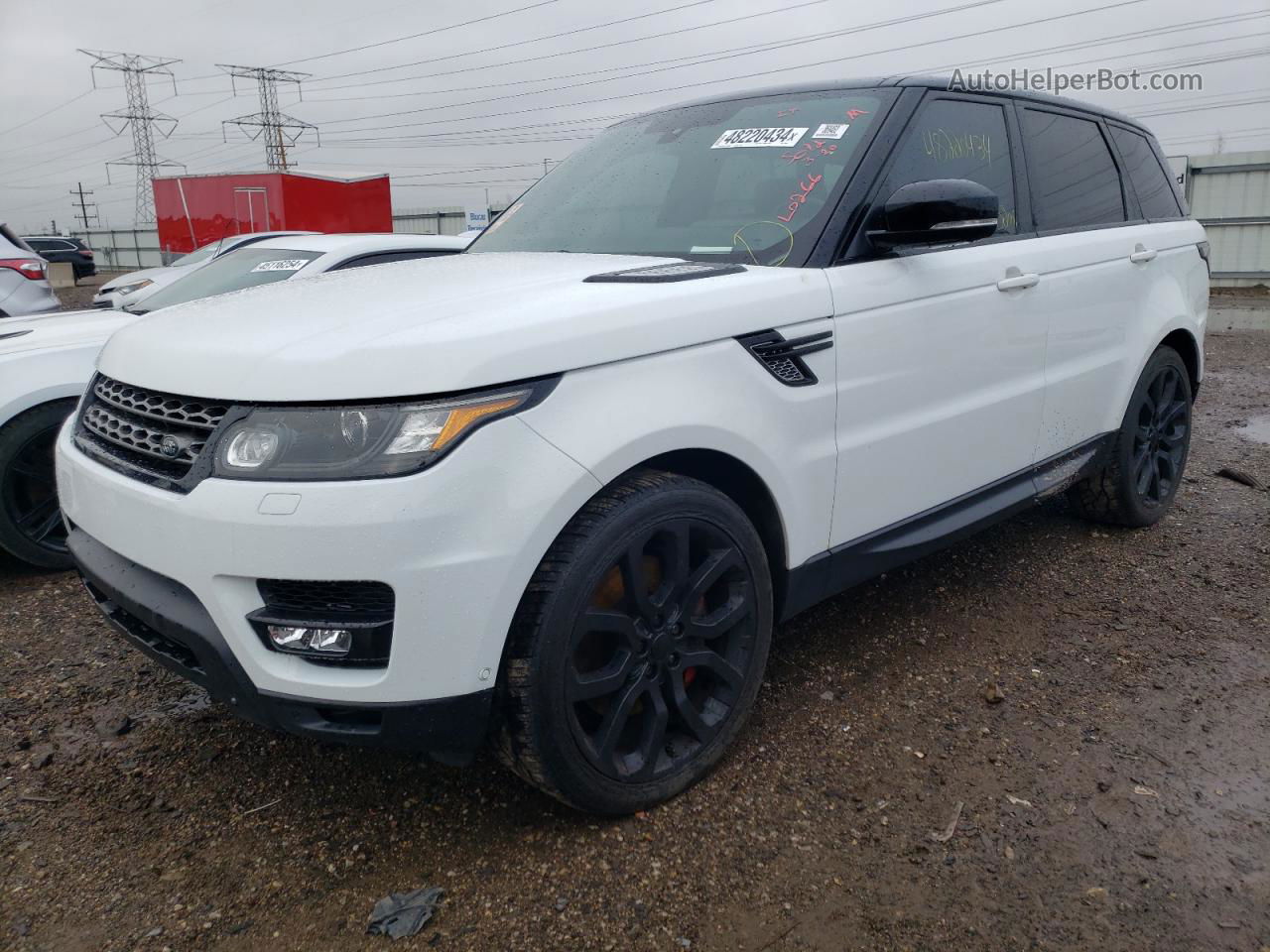 2014 Land Rover Range Rover Sport Sc White vin: SALWR2EF8EA339463