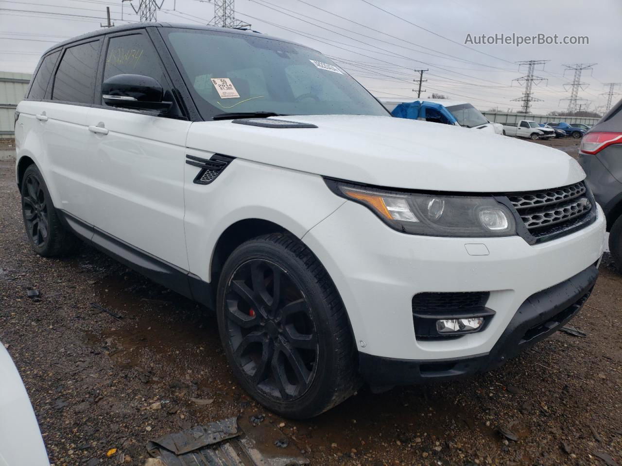 2014 Land Rover Range Rover Sport Sc White vin: SALWR2EF8EA339463