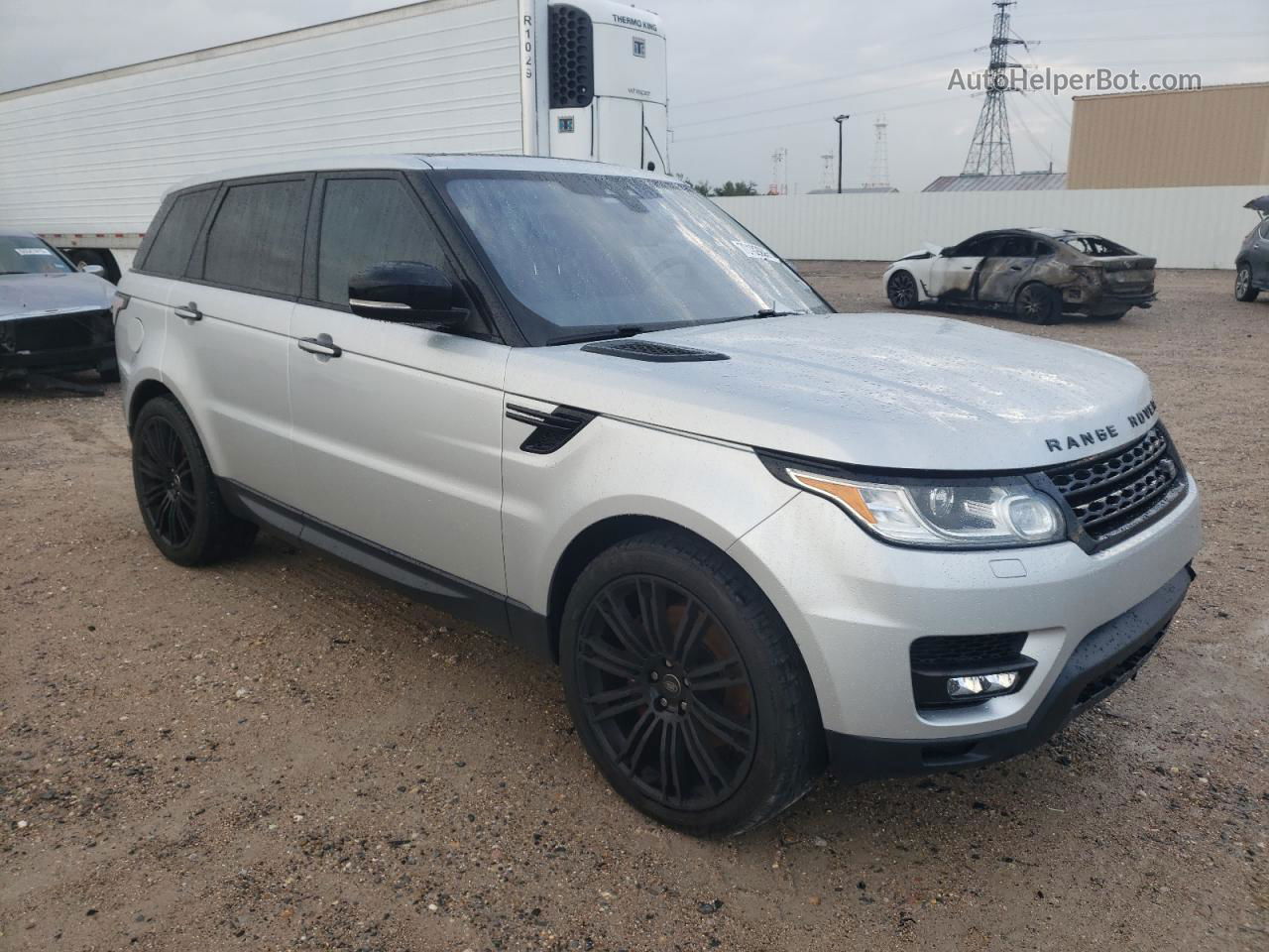 2017 Land Rover Range Rover Sport Sc Silver vin: SALWR2FE1HA142760