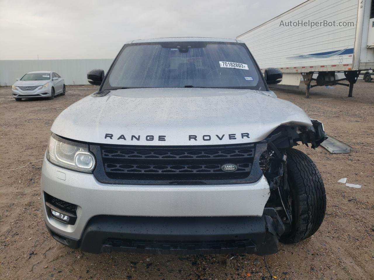 2017 Land Rover Range Rover Sport Sc Серебряный vin: SALWR2FE1HA142760