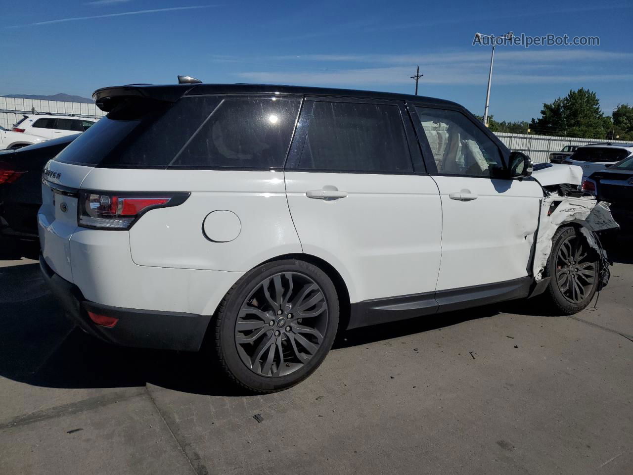 2017 Land Rover Range Rover Sport Sc White vin: SALWR2FE1HA180229