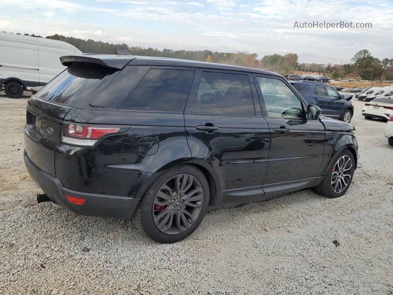 2017 Land Rover Range Rover Sport Sc Черный vin: SALWR2FE3HA136720