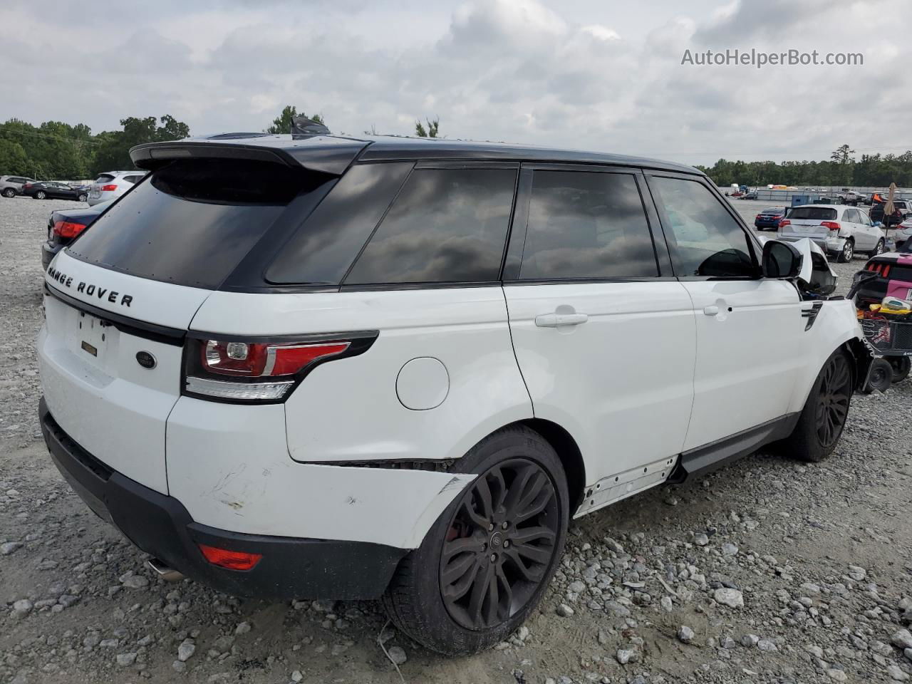 2017 Land Rover Range Rover Sport Sc White vin: SALWR2FE3HA143540