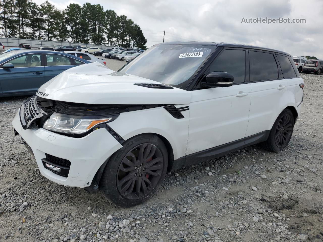 2017 Land Rover Range Rover Sport Sc White vin: SALWR2FE3HA143540