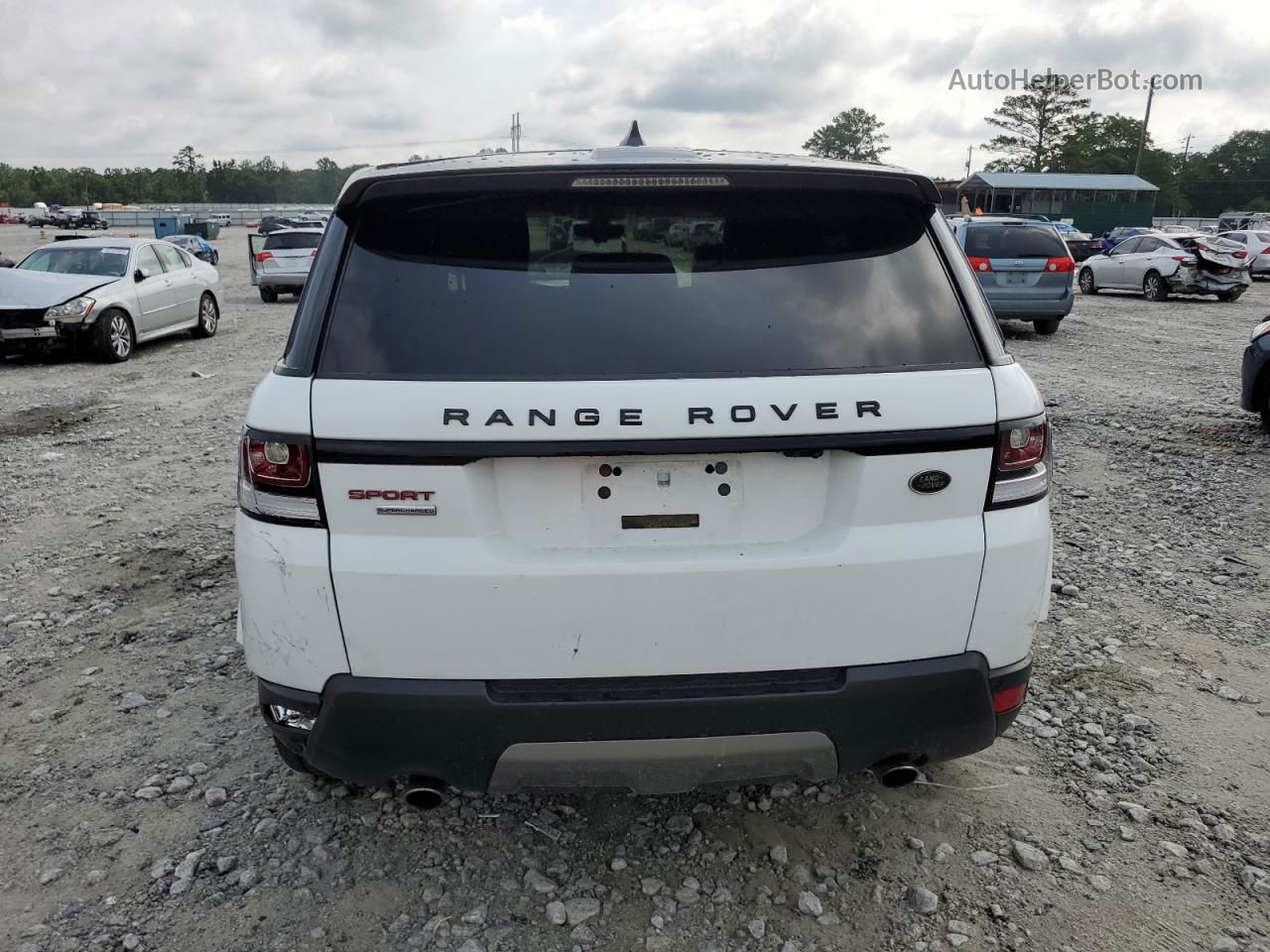 2017 Land Rover Range Rover Sport Sc White vin: SALWR2FE3HA143540