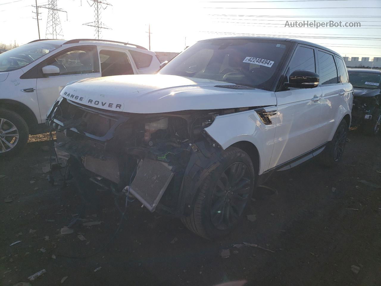 2017 Land Rover Range Rover Sport Sc White vin: SALWR2FE6HA147002