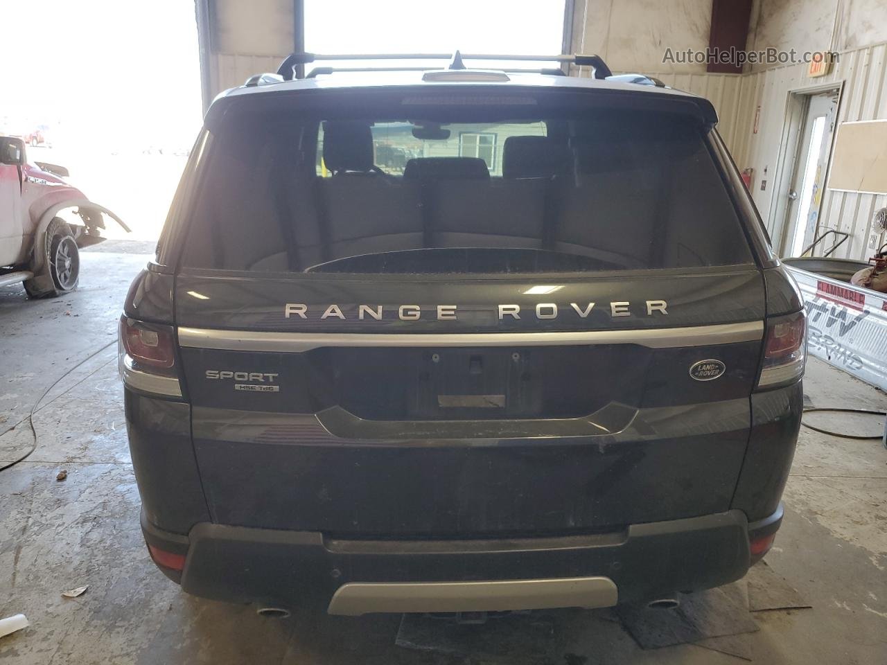 2017 Land Rover Range Rover Sport Hse Черный vin: SALWR2FK3HA152504