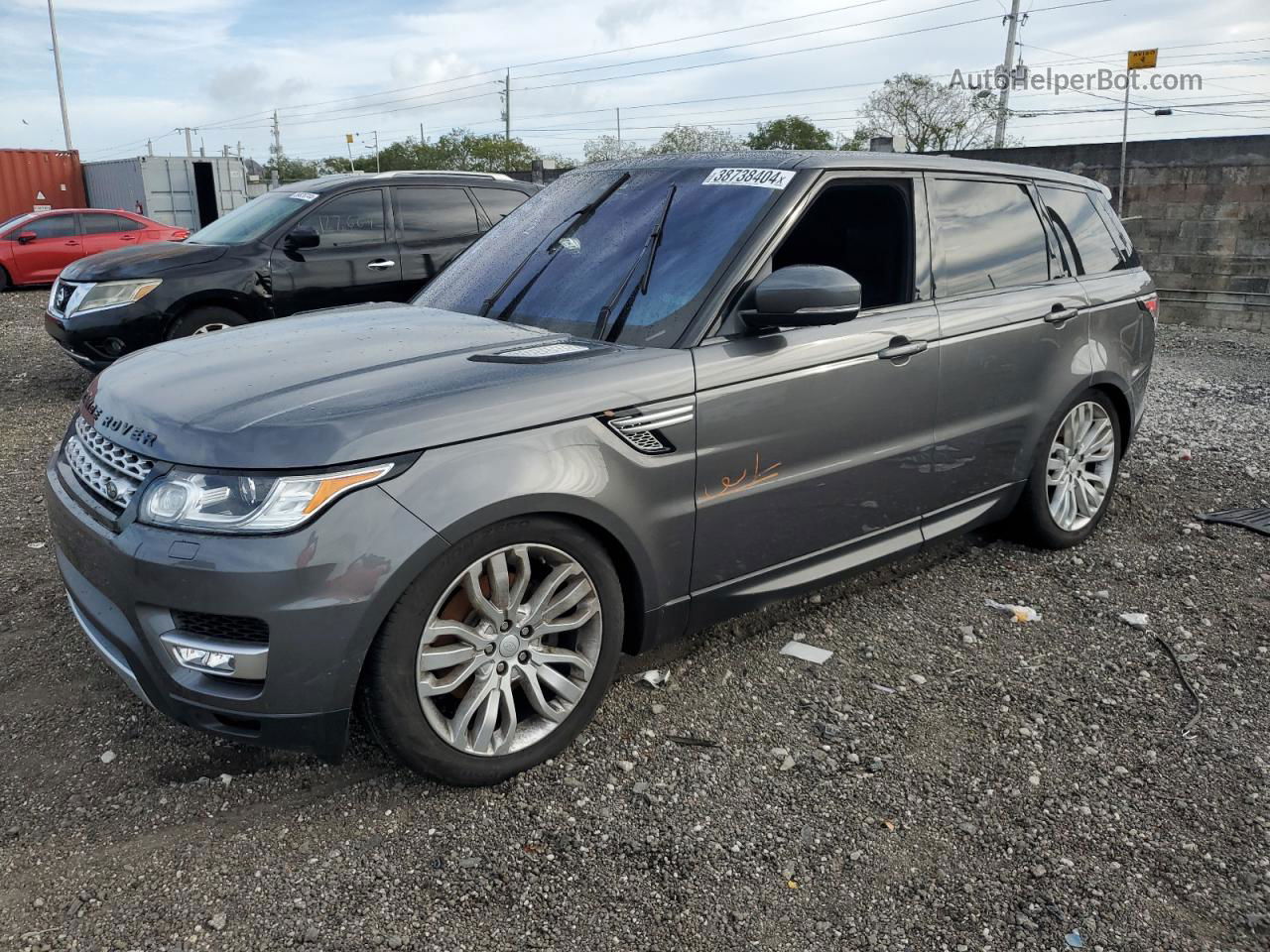 2017 Land Rover Range Rover Sport Hse Charcoal vin: SALWR2FK4HA158344