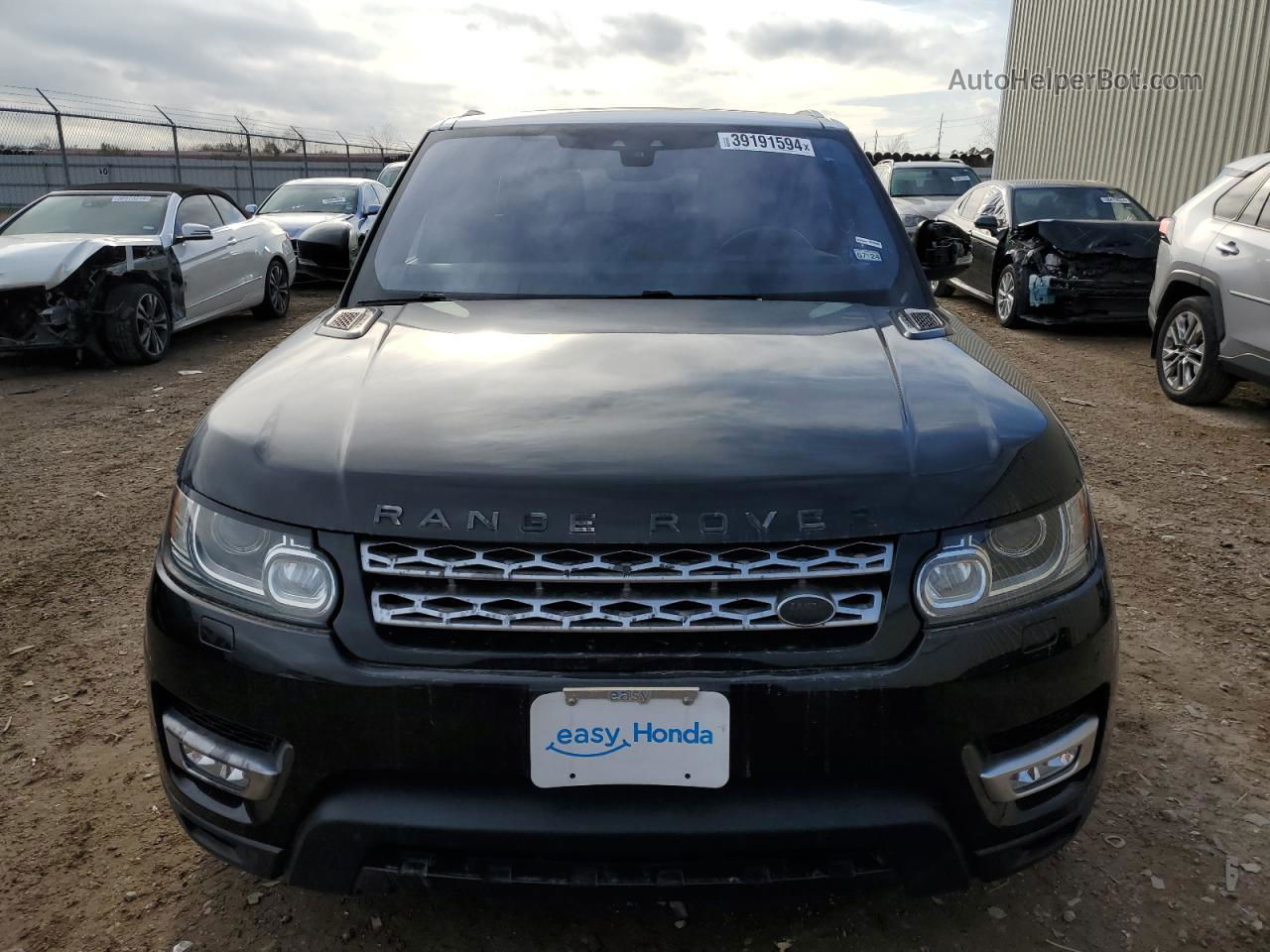 2017 Land Rover Range Rover Sport Hse Black vin: SALWR2FK4HA668614