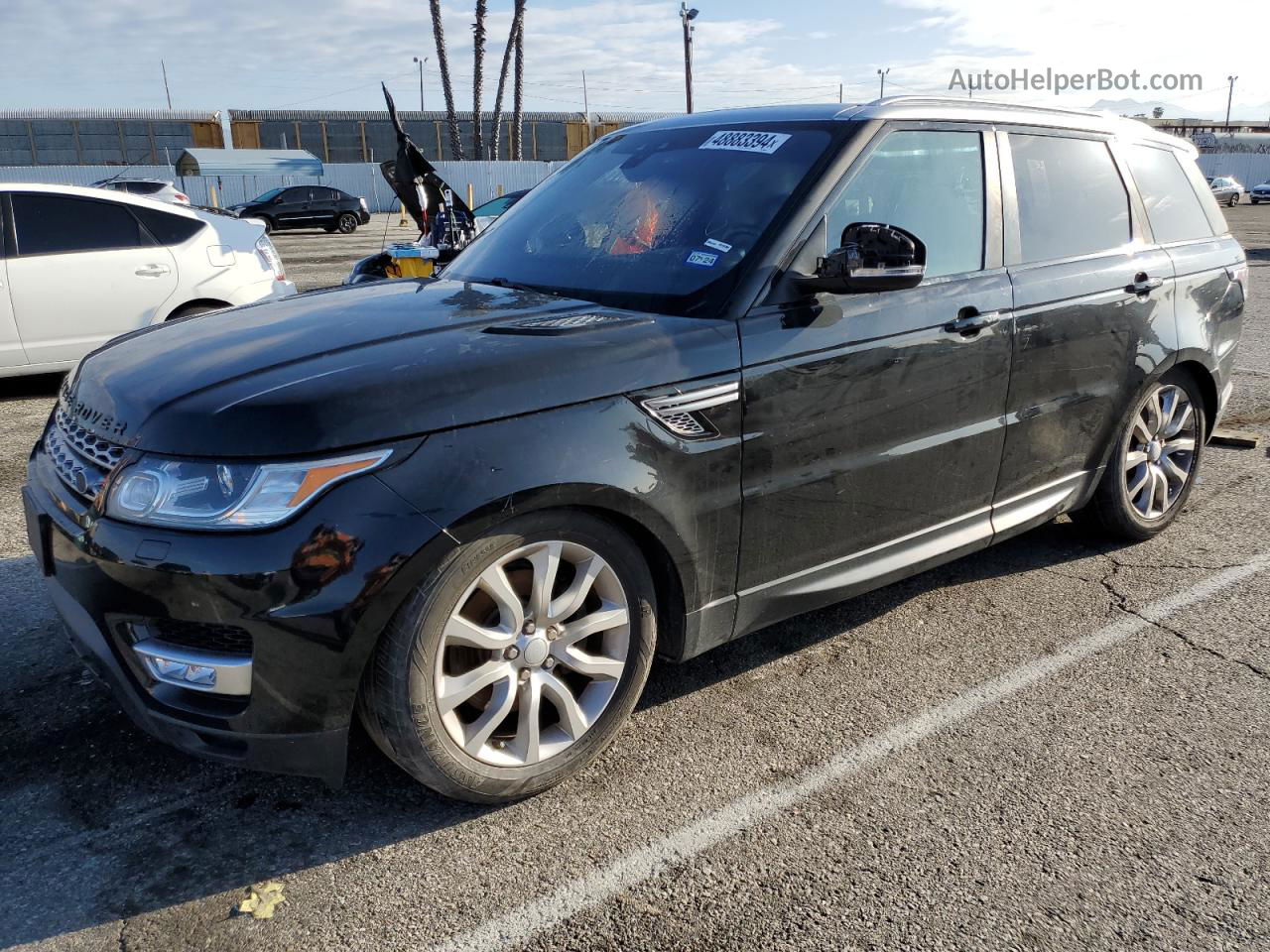 2017 Land Rover Range Rover Sport Hse Black vin: SALWR2FK4HA668614