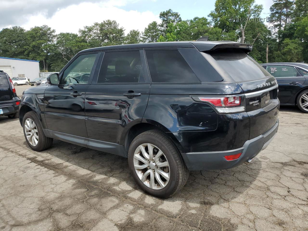 2017 Land Rover Range Rover Sport Hse Black vin: SALWR2FK5HA141035