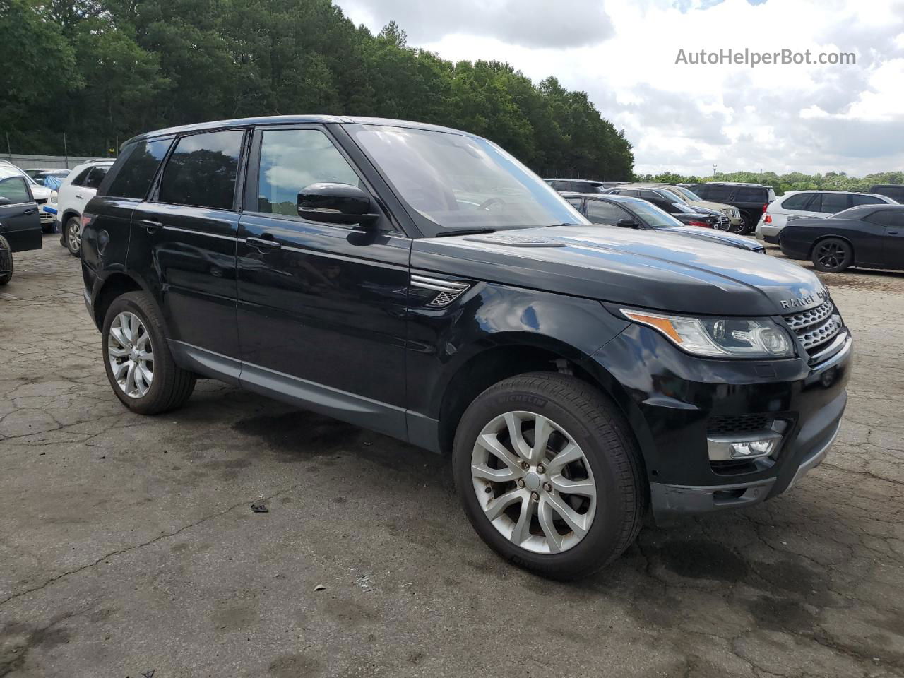 2017 Land Rover Range Rover Sport Hse Black vin: SALWR2FK5HA141035