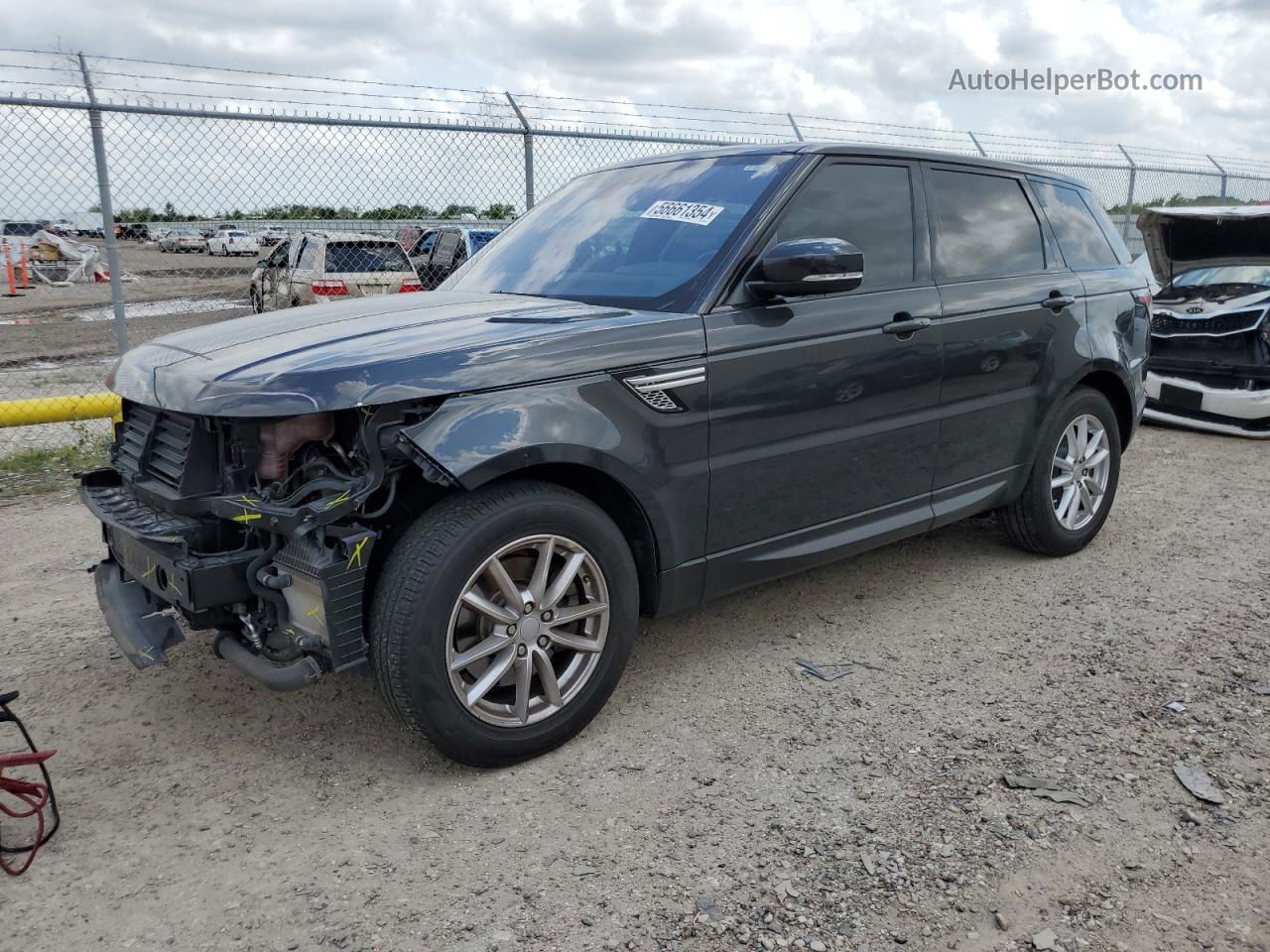 2017 Land Rover Range Rover Sport Hse Серый vin: SALWR2FK6HA668176