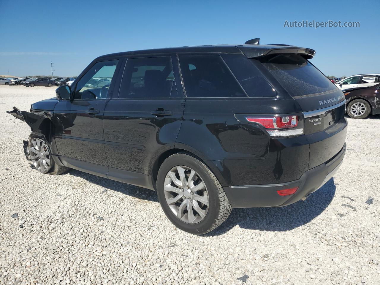 2017 Land Rover Range Rover Sport Hse Черный vin: SALWR2FK7HA693913