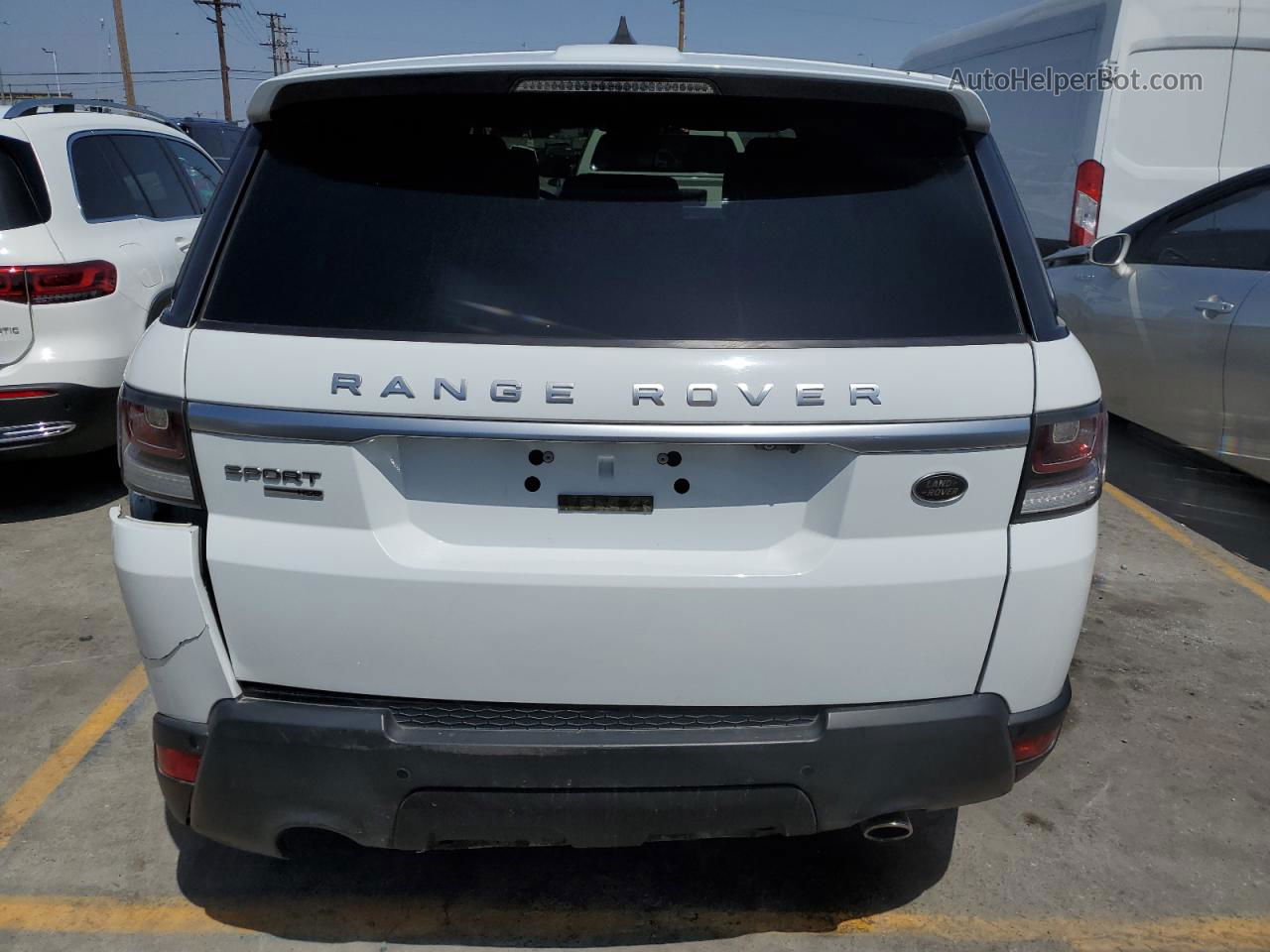 2017 Land Rover Range Rover Sport Hse White vin: SALWR2FV0HA178021