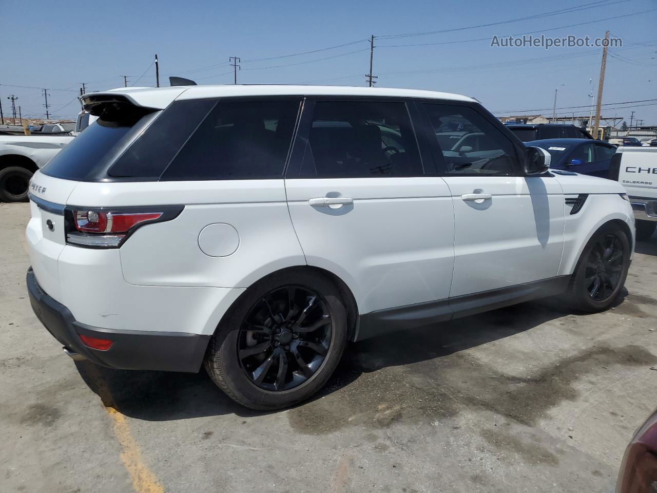 2017 Land Rover Range Rover Sport Hse Белый vin: SALWR2FV0HA178021