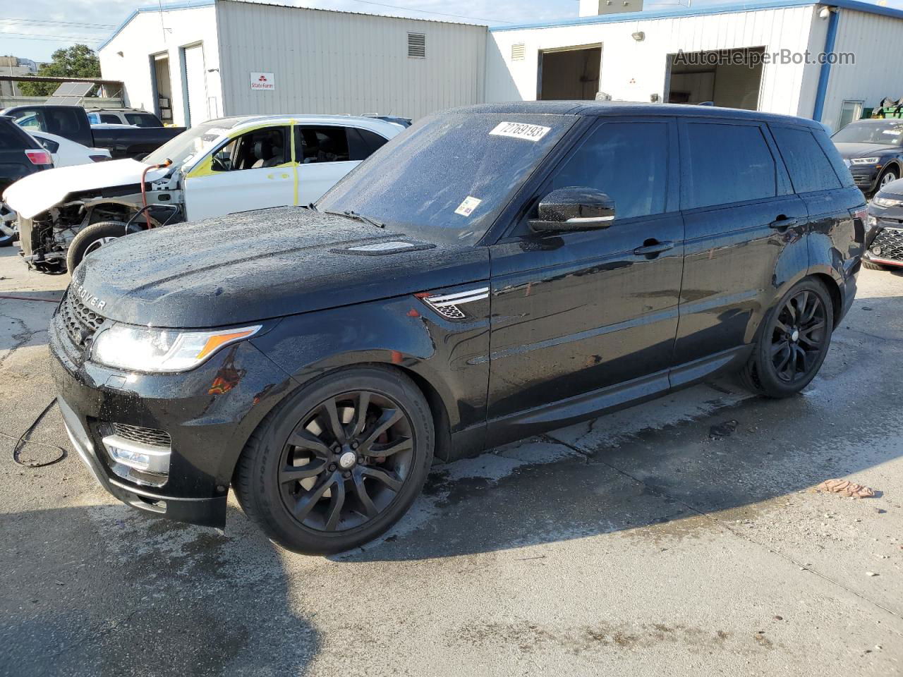 2017 Land Rover Range Rover Sport Hse Black vin: SALWR2FV0HA692211