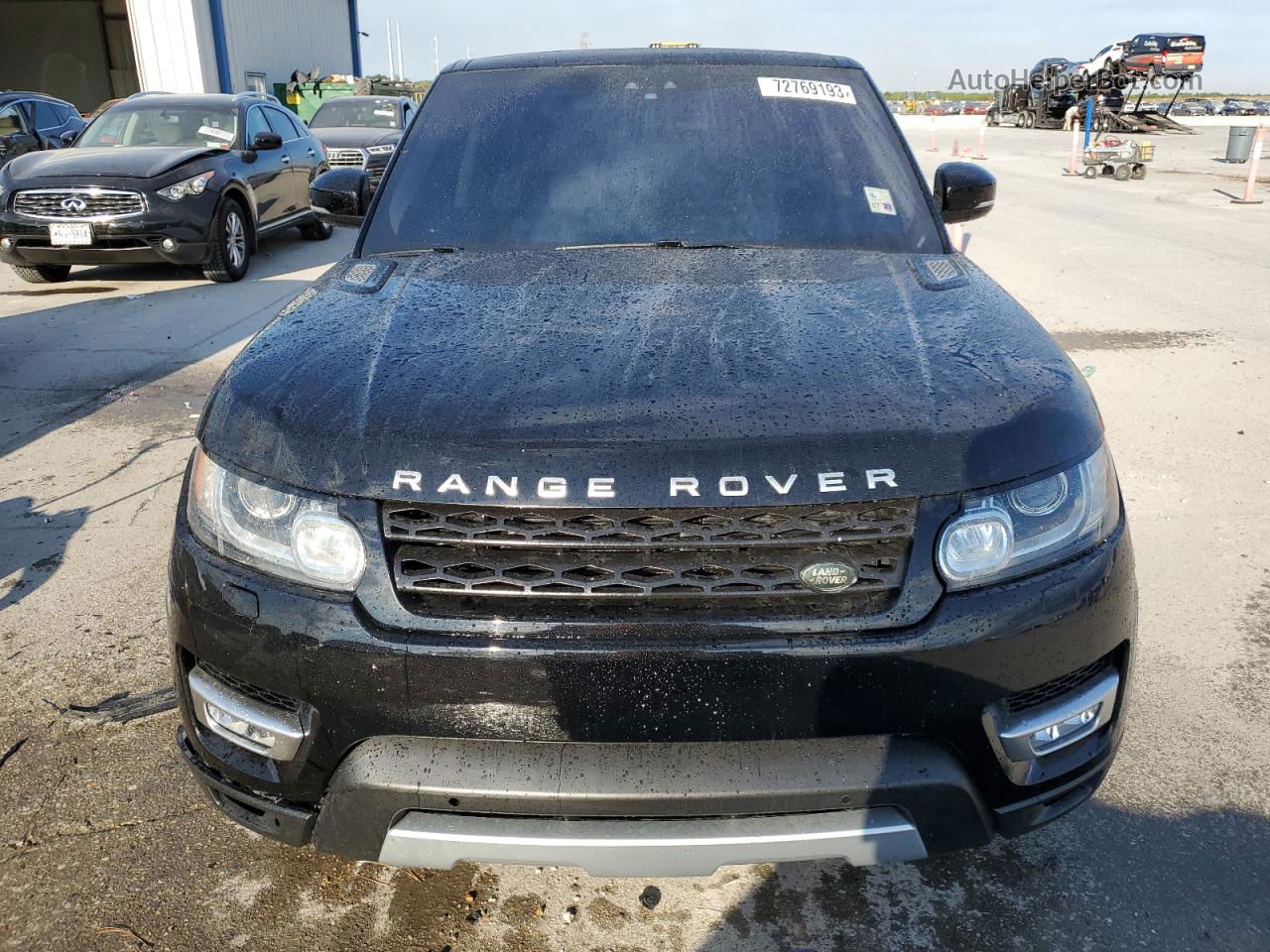 2017 Land Rover Range Rover Sport Hse Черный vin: SALWR2FV0HA692211