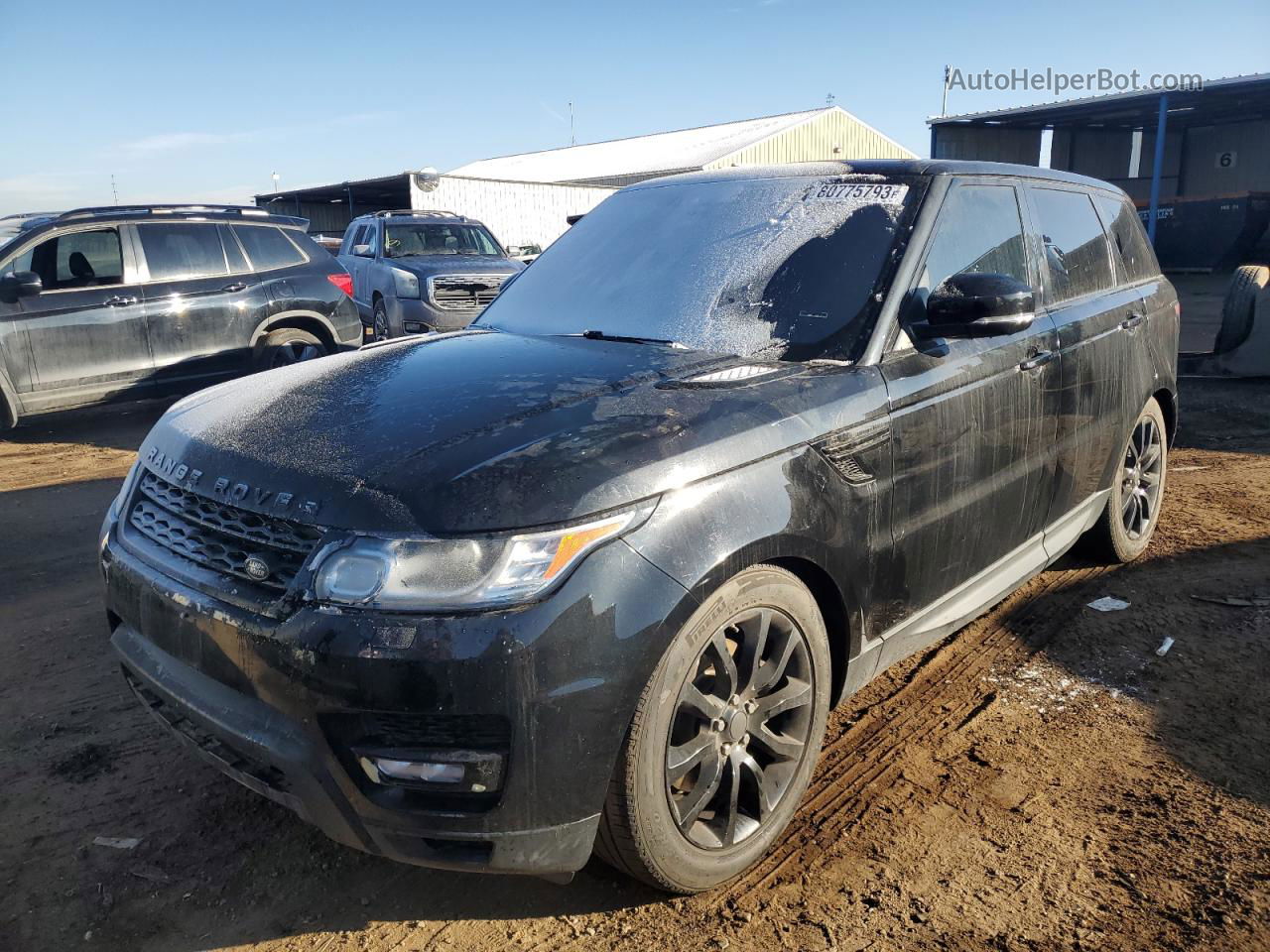 2017 Land Rover Range Rover Sport Hse Черный vin: SALWR2FV1HA131922