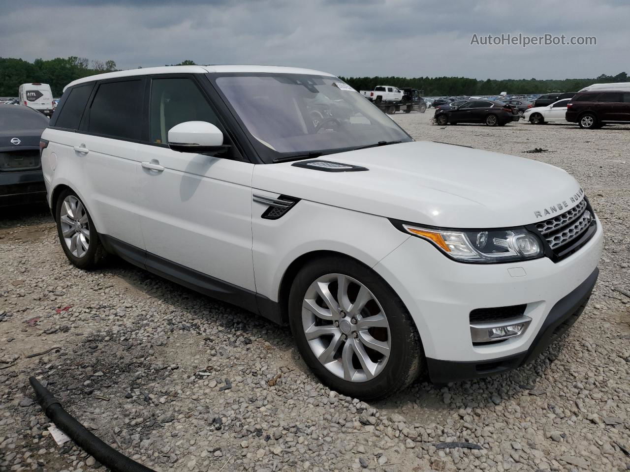 2017 Land Rover Range Rover Sport Hse White vin: SALWR2FV1HA169294