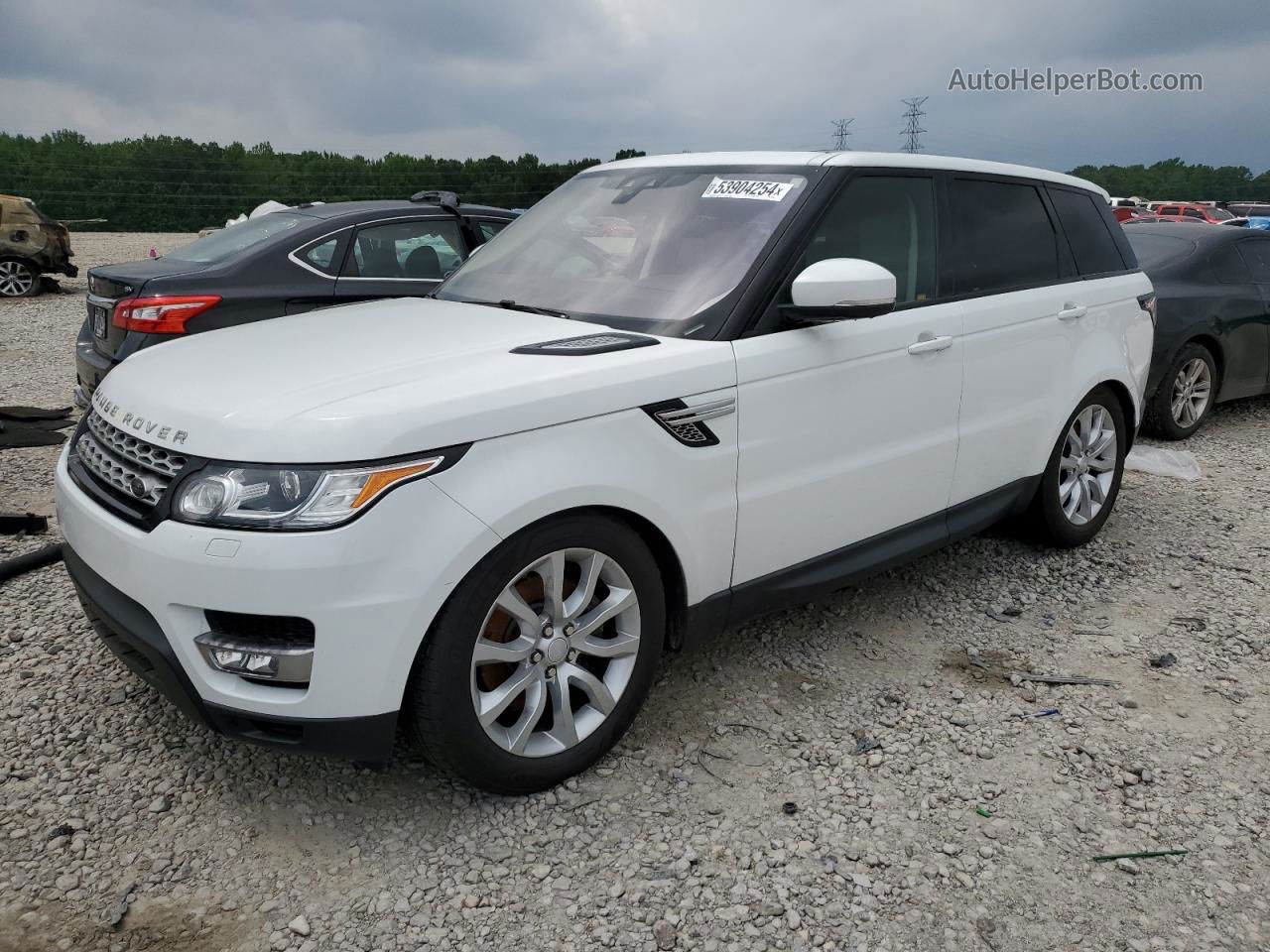 2017 Land Rover Range Rover Sport Hse White vin: SALWR2FV1HA169294