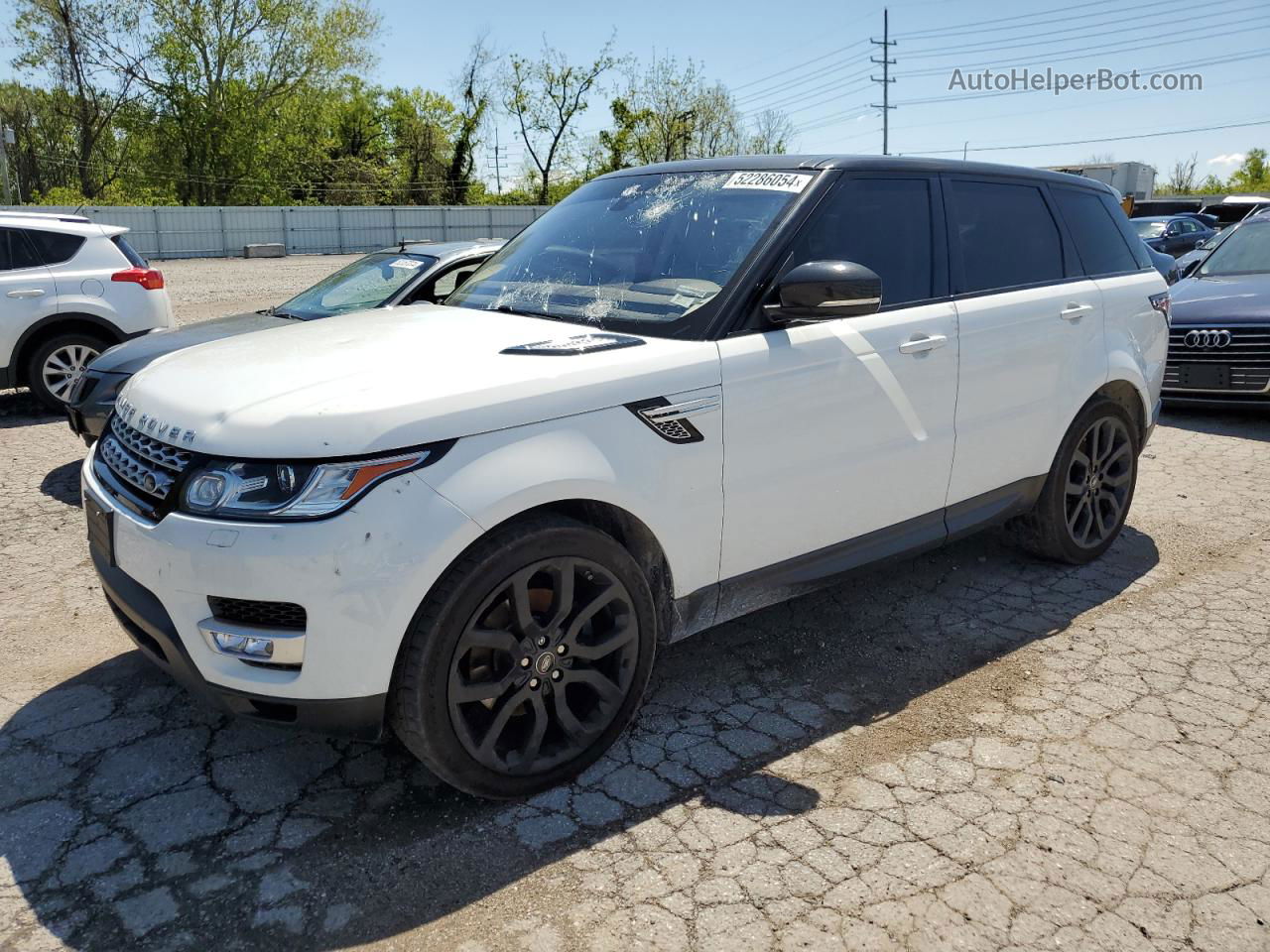 2017 Land Rover Range Rover Sport Hse Белый vin: SALWR2FV2HA143674