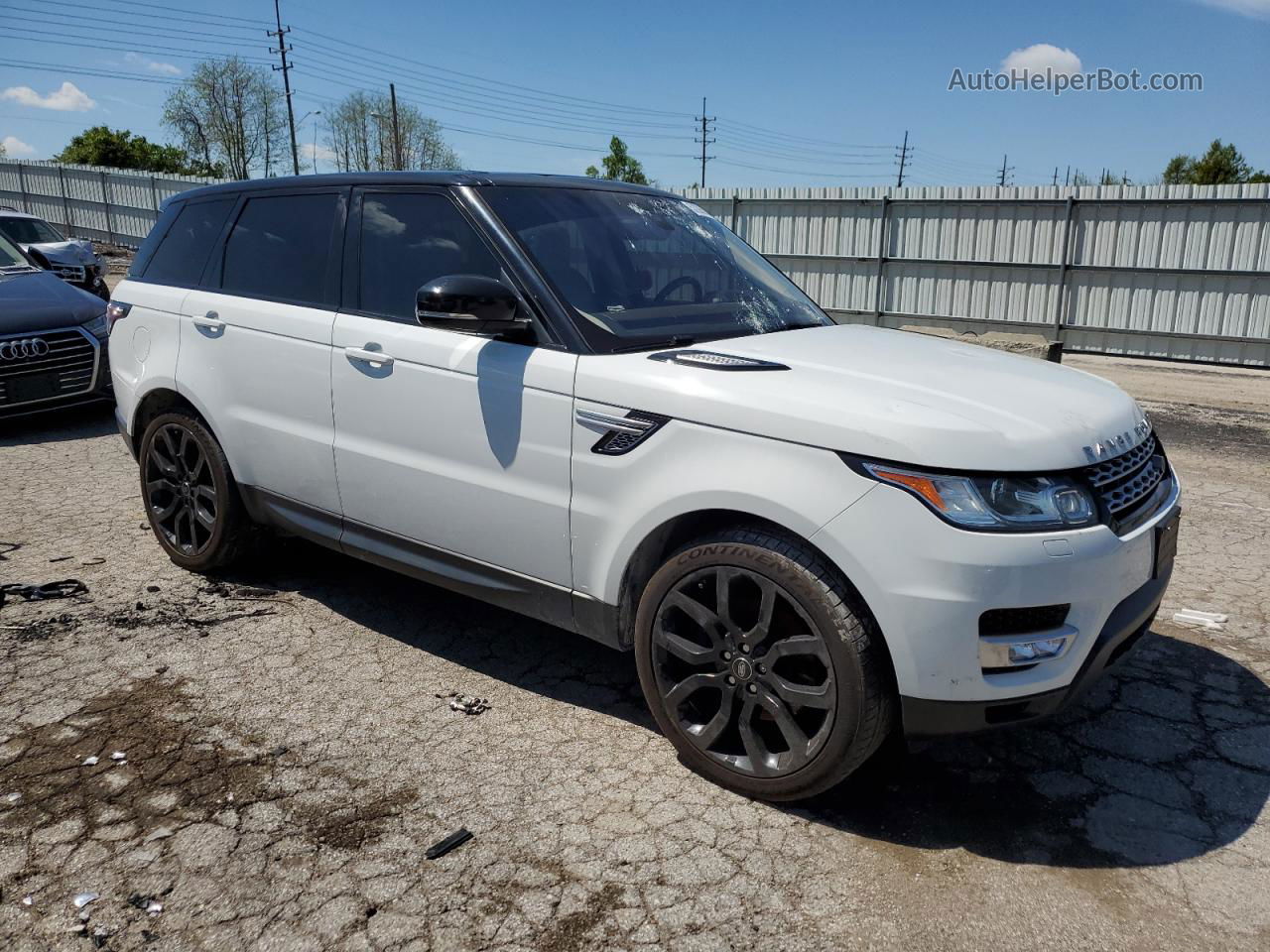 2017 Land Rover Range Rover Sport Hse White vin: SALWR2FV2HA143674