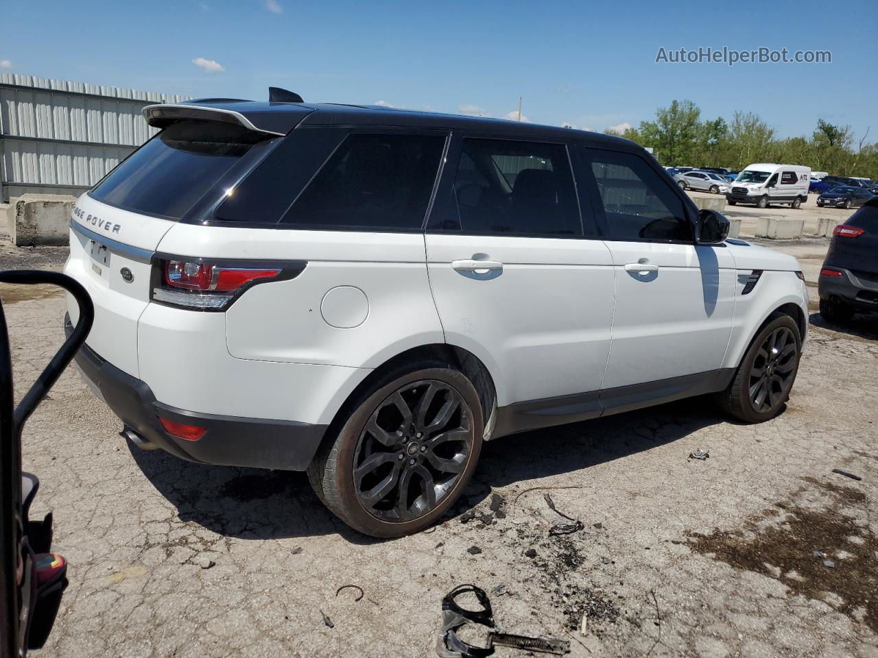 2017 Land Rover Range Rover Sport Hse Белый vin: SALWR2FV2HA143674