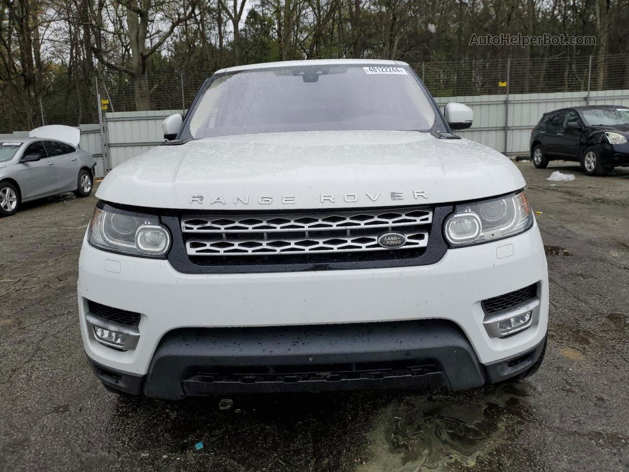 2017 Land Rover Range Rover Sport Hse White vin: SALWR2FV2HA682473