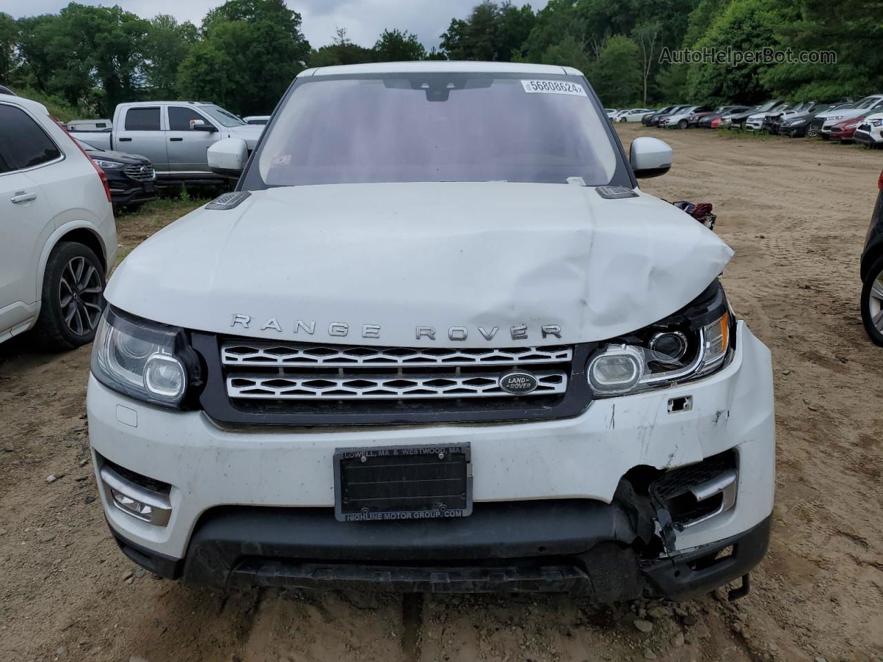 2017 Land Rover Range Rover Sport Hse White vin: SALWR2FV4HA138007