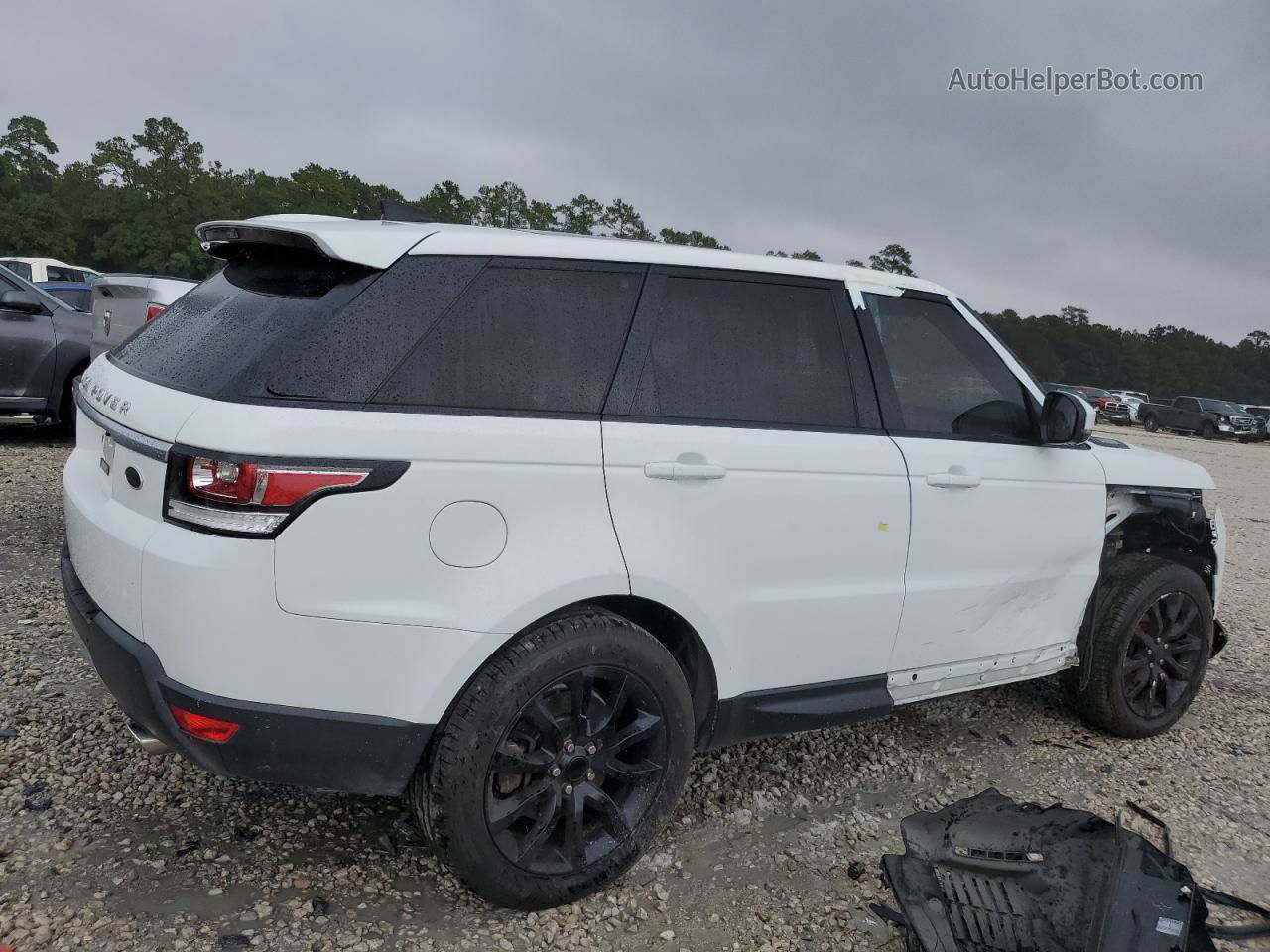 2017 Land Rover Range Rover Sport Hse Белый vin: SALWR2FV4HA149167