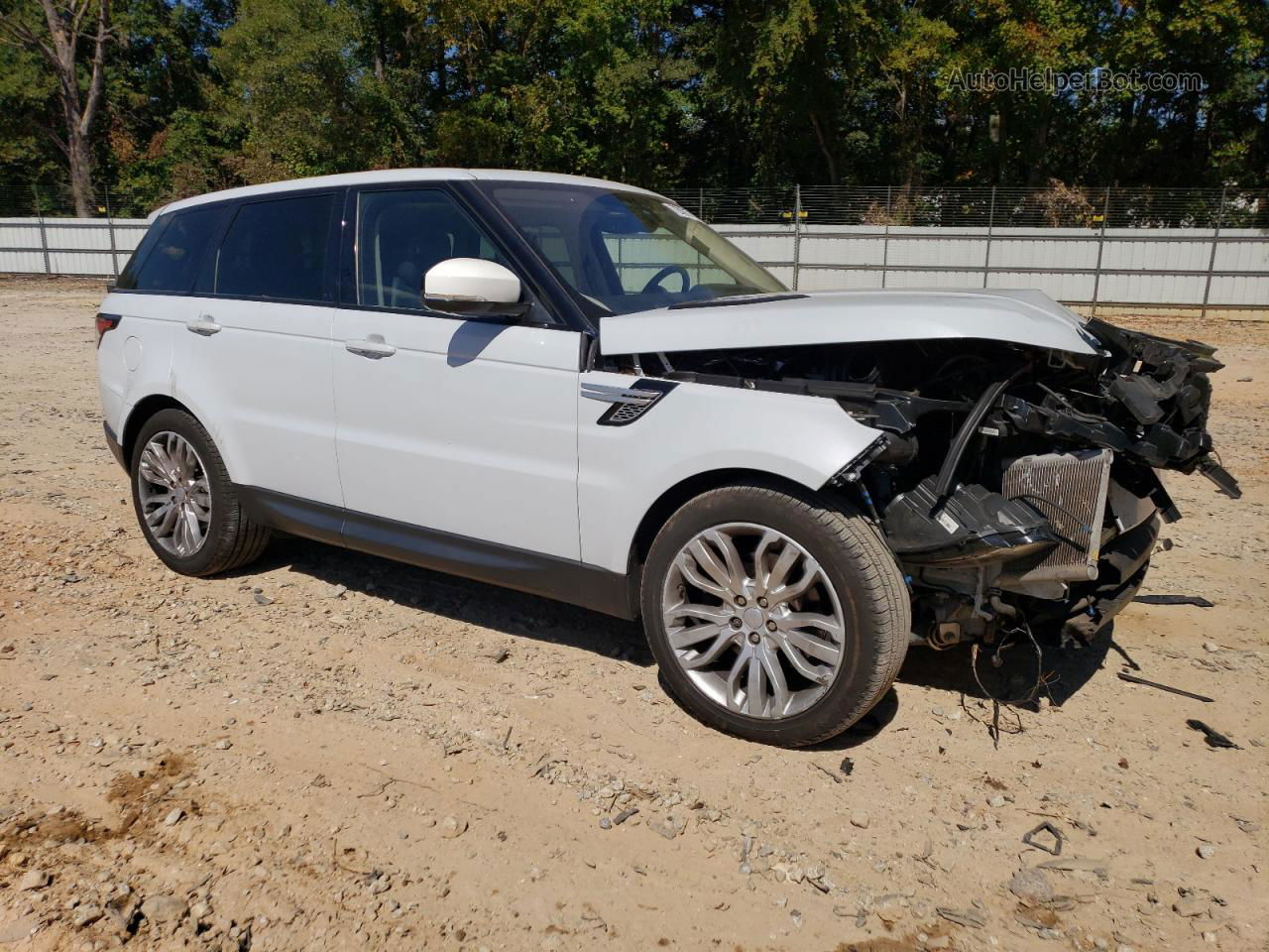 2017 Land Rover Range Rover Sport Hse White vin: SALWR2FV4HA677436