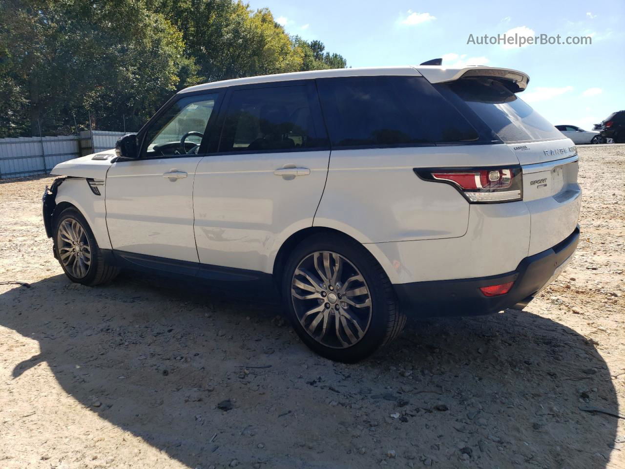 2017 Land Rover Range Rover Sport Hse White vin: SALWR2FV4HA677436