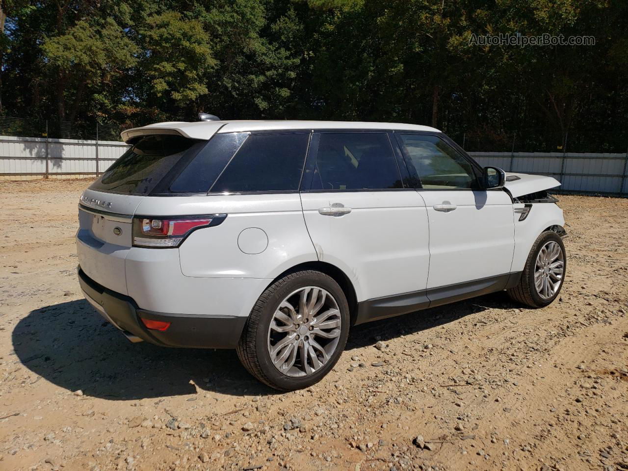 2017 Land Rover Range Rover Sport Hse Белый vin: SALWR2FV4HA677436